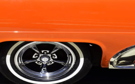 rolling car wheel